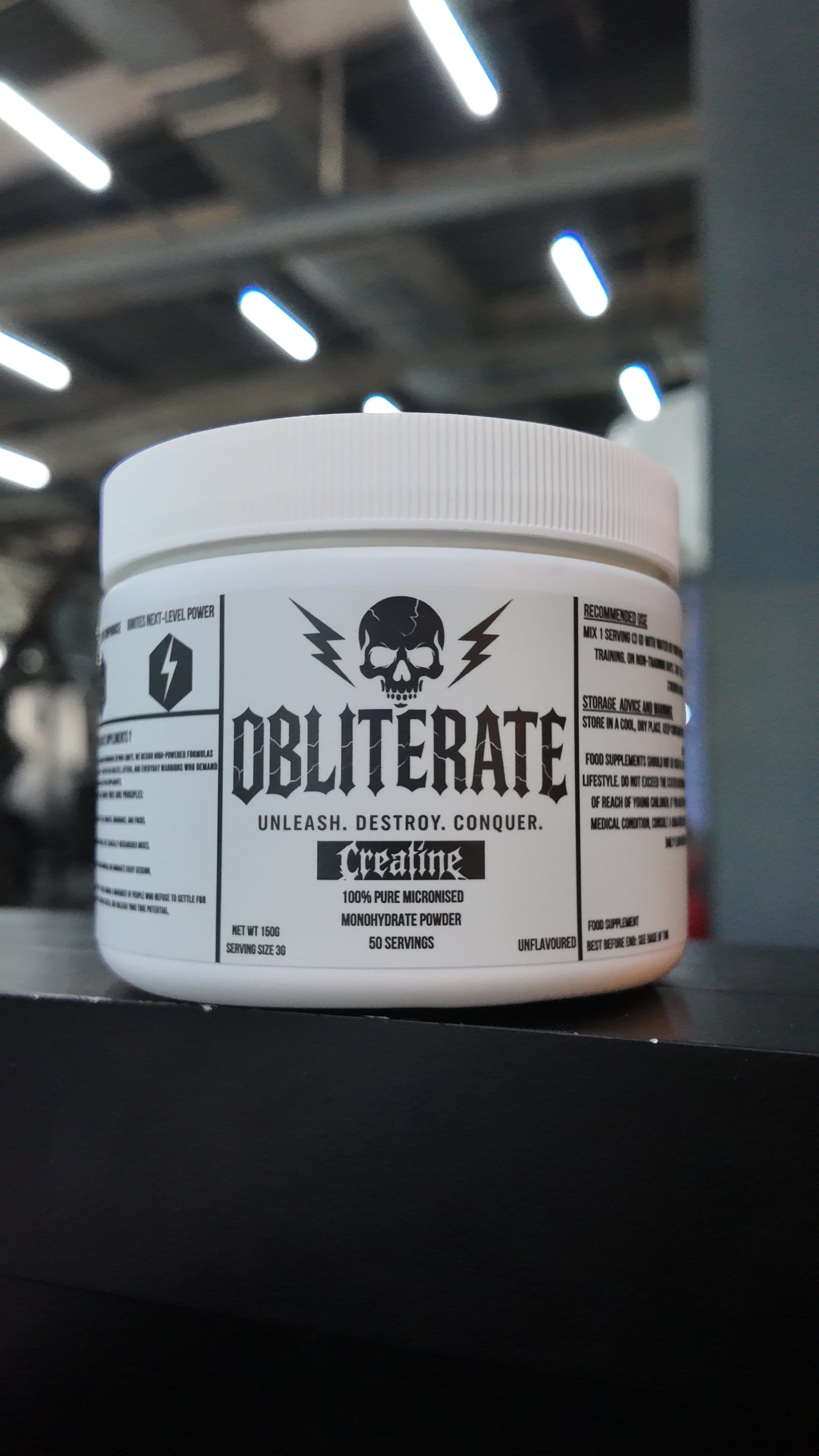 Obliterate creatine (100% pure micronised)
