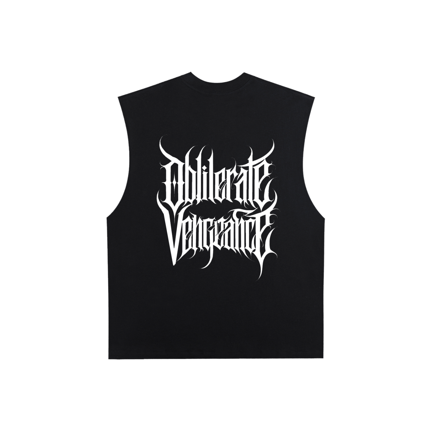 VENGEANCE Raw Edge Cotton Tank Top