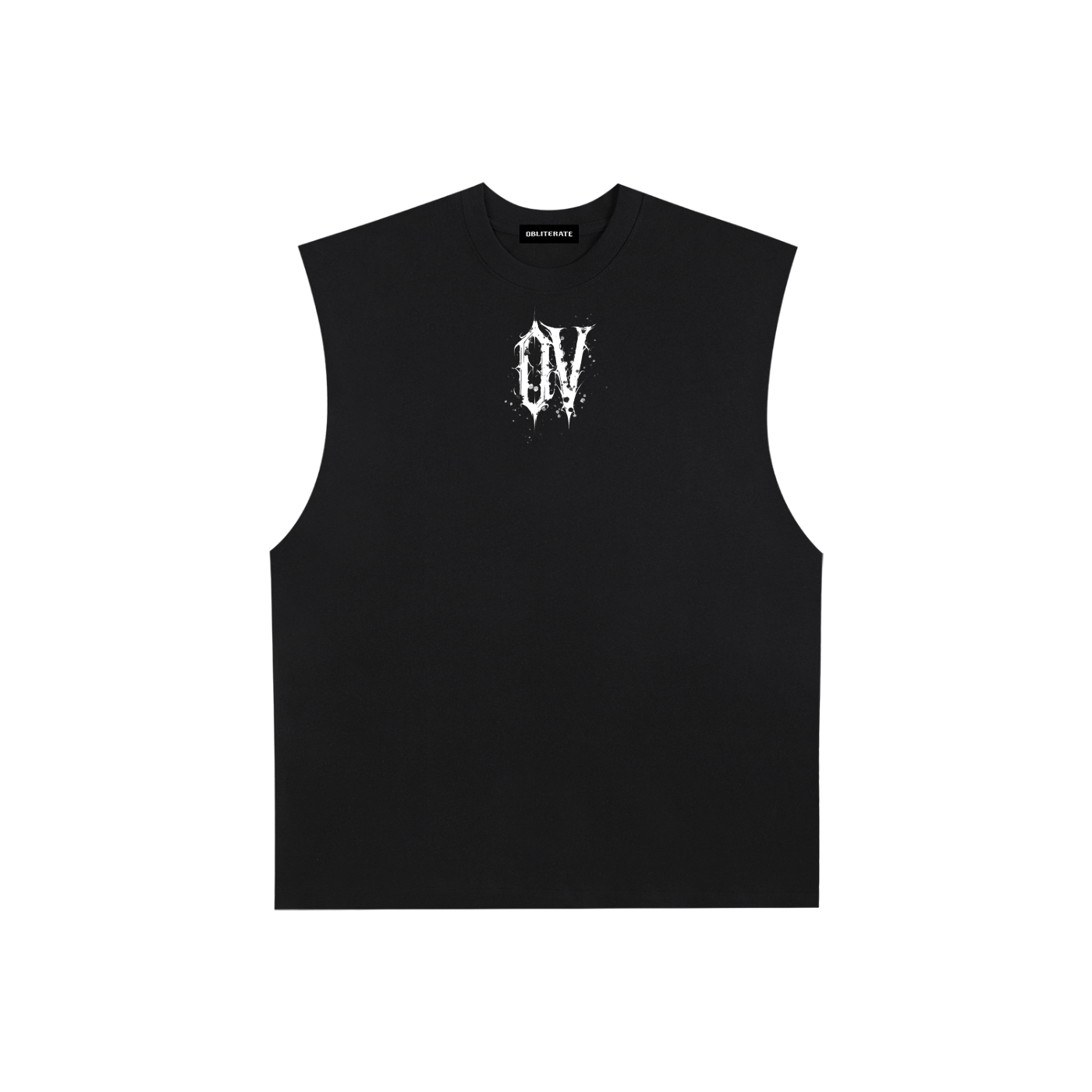 VENGEANCE Raw Edge Cotton Tank Top