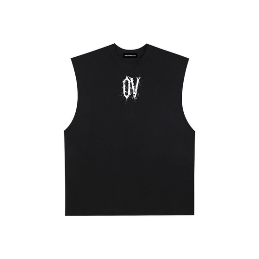 VENGEANCE Raw Edge Cotton Tank Top